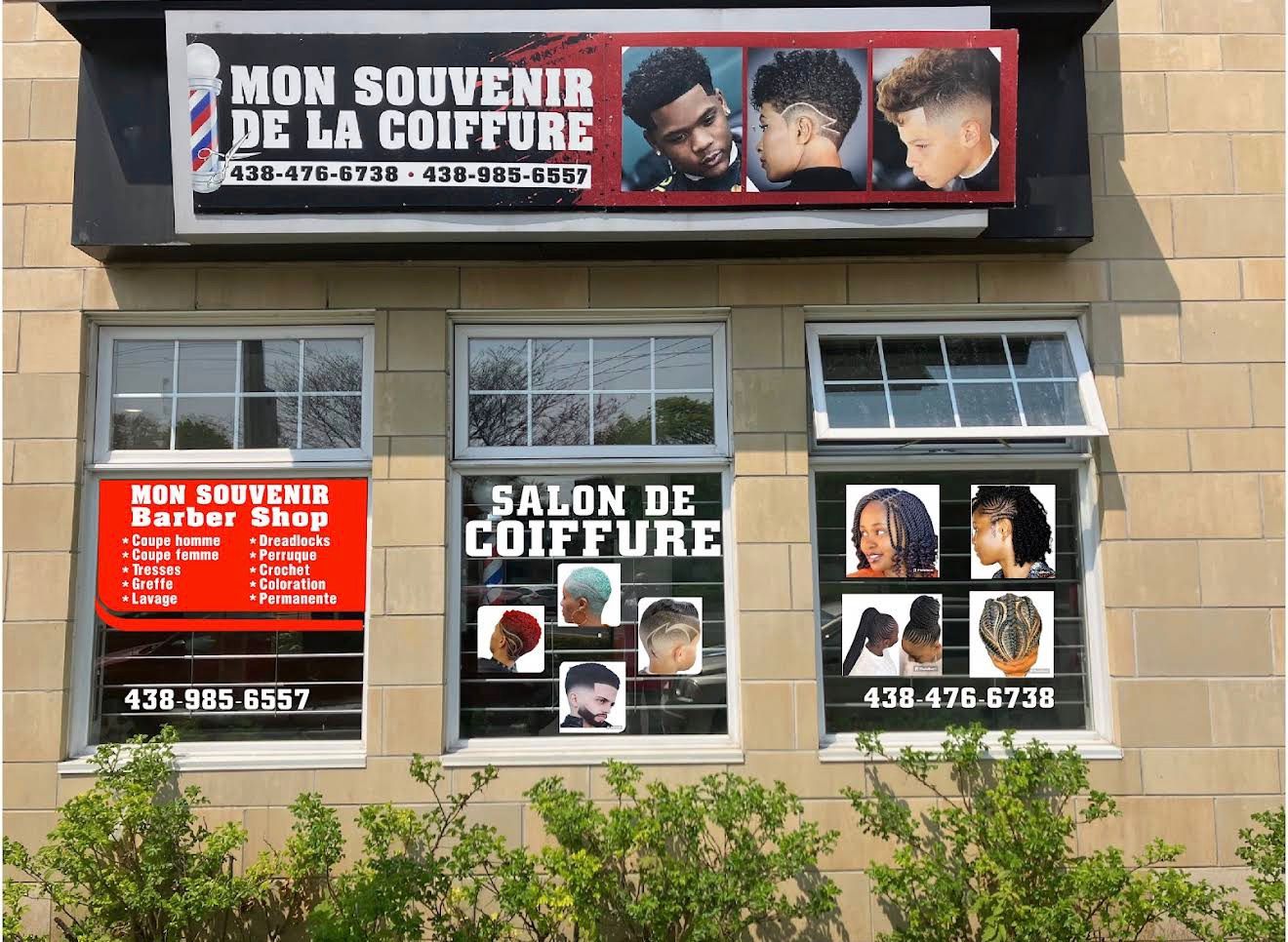 Mon Souvenir — devanture du salon